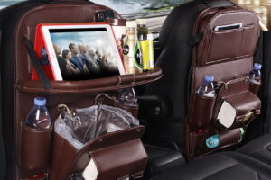 Sac de rangement de voiture en cuir