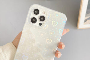 Coque en silicone avec revêtement double face