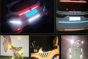 Autocollants réfléchissants pour voitures et motos