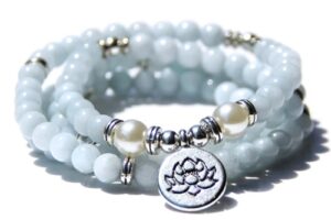 Bracelet d'Oeil de Tigre Collier 108 Buddha