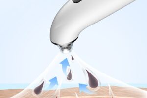 Appareil pour nettoyer les pores et absorber les points noirs