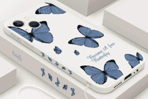 Étui Papillon pour IPhone 14 Pro Max 11 12 13 Pro Max