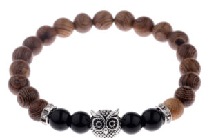 Bracelet avec ligne de vie en bois