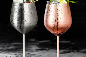 Verre à vin en acier inoxydable