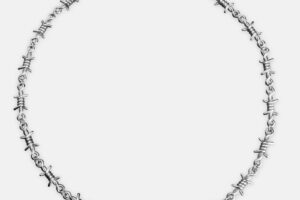 Collier en fil barbelé