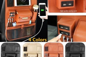 Sac de rangement pour dossier de voiture