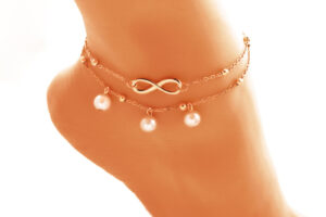 Bracelet de cheville en alliage