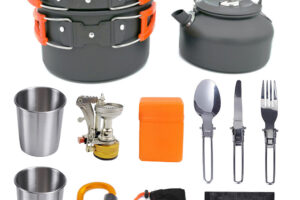 Kit d'ustensiles de cuisine pour le camping