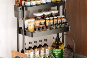 Rangement des fournitures de cuisine