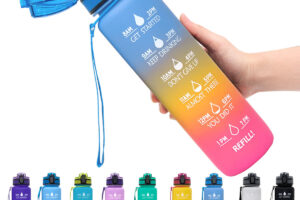 Bouteille d'eau motivationnelle