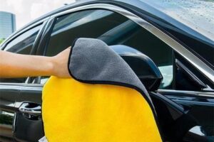 Serviette de lavage bicolore à double face