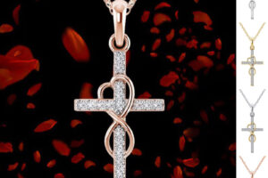 Pendentif en alliage avec diamant