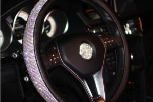 Poignée en cuir anti-dérapant pour voiture