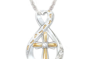 Pendentif Croix Empreinte