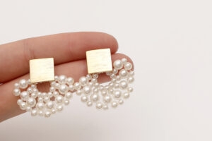 Boucles d'oreilles en perles