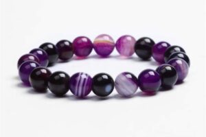 Bracelet En Pierre Naturelle Violet