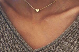 Collier ras-de-cou « cœur et âme