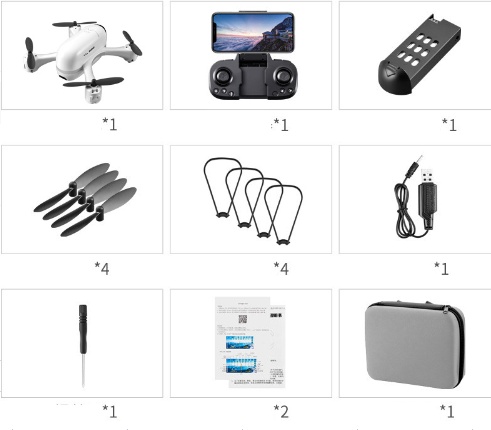 S88 Mini UAV 4K HD Photographie aérienne Drone télécommandé 4 axes – Image 9