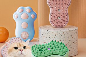 Peigne pulvérisateur électrique pour chat et chien