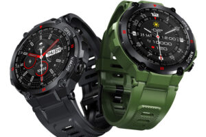 Montre de sport au poignet avec surveillance de la fréquence cardiaque