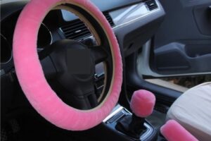 Housse de volant en peluche