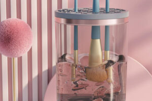 Nettoyeur de pinceaux pour ombres à paupières