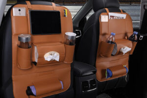 Housse de rangement multifonctionnel en cuir pliable