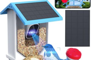 Mangeoire d'oiseaux intelligente avec caméra